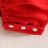 3D Heart Long-Sleeve Dress with Headband for Baby Girls, Ages 0-1, Wool Skirt Hem, with Open Crotch for Autumn/Winter