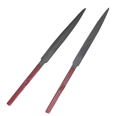 Red Handle Half Round File Jewellery Shaping File Jewelry Equipment Wood Fine Cutting Rasp Files for Heavy