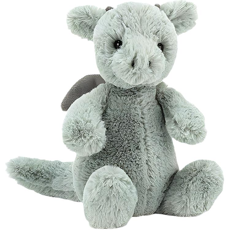 

JELLYCAT Серия Shy Зеленый Дракон Маленькая Кукла Плюшевая Кукла 18 см Высотой