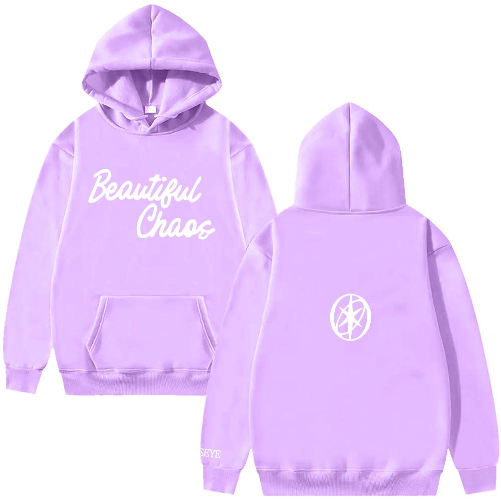 KATSEYE BEAUTIFUL CHAOS Mikina Módní Ležérní Mikina pro Fanoušky Dárky Módní Streetwear Dámské Pánské Dlouhý Rukáv Mikiny Pulovry