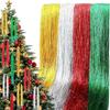 Festivals Decor Tinsel Icicle Strands Christmas Tree Tinsel Icicles  Christmas Decoration Supplies