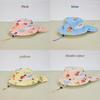 Summer Kids Sun Hat With Wide Brim Cotton Polyester Uv Protection For Boys Girls