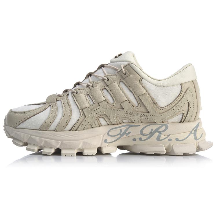 New LiNing Furious Rider Runner Cushioning Abrasion Resistant Support Rebound Low Top Running Shoes Women's Pearl White ARZP016-2