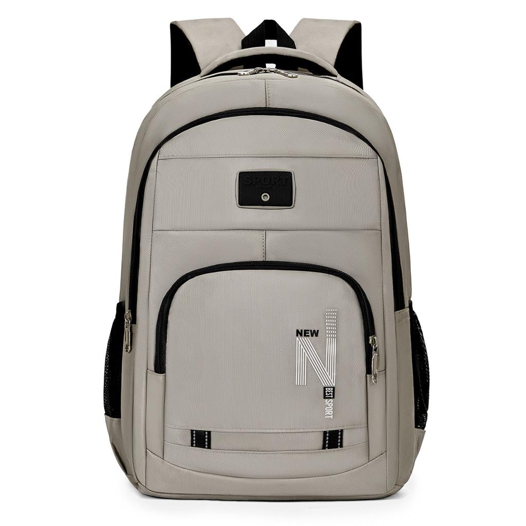 Business Spacious Unisex Backpack Backpack With Striped Pattern For Casual Use