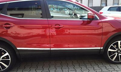 Nissan QASHQAI II 2013+ Chrome Side Door Trim Strips