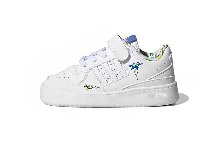 

Adidas Originals FORUM Low Детская обувь Бело-синяя для младенцев и малышей HP6247 23