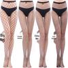 Popular Hollow Plus Size European Thigh-High Lace Fishnet Stockings