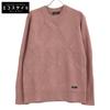BLACK LABEL CRESTBRIDGE 51N12-822-12 Pink Beige Shadow Bias Check Knit Tops LL Pink beigeUsed