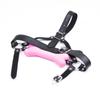 VaHppy Masks Silicone Dog Bone Gag 3colors Pink/Red/Black PU Belt SM BDSM Sex Toys For Couples Games Flirting Bondage Adult