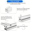 20pcs/bag Quality Stainless Steel European Standard Aluminum Profile Fasteners Reliable Connection Stable Structure Slider Nuts