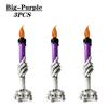 1-3PCS LED Skull Hand Candle Light Battery Operated Flame Effect HalloweenGothic Decoration for Haunted HouseTable Hanging Decor