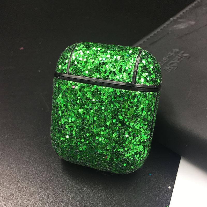 Etui ochronne na słuchawki Bling Bling do Airpods 1 2 Bluetooth Ochraniacz na słuchawki PC Pokrowiec na Airpods