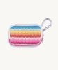 Not New Pattern Card Case Rainbow