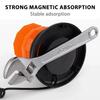 2Pcs Magnetic Base LED Amber Emergency Strobe Light Car Roof Flashing Hazard Warning Light 12V/24V Vehicle Safety Beacon Lamp