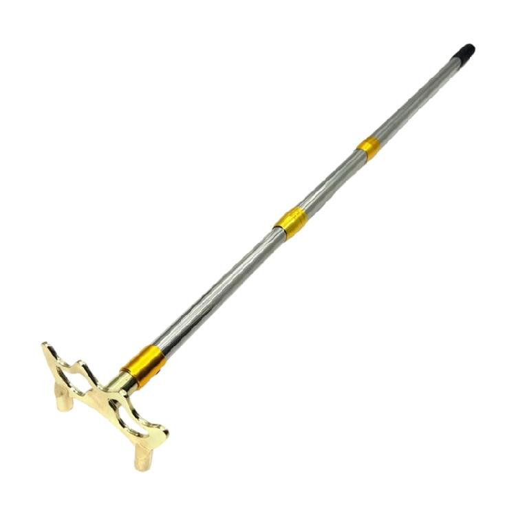 Retractable Billiards Pool Cue Stick Bridge with Replaceable Bridge Head Telescopic Bridge Stick Crosses Rack Pool