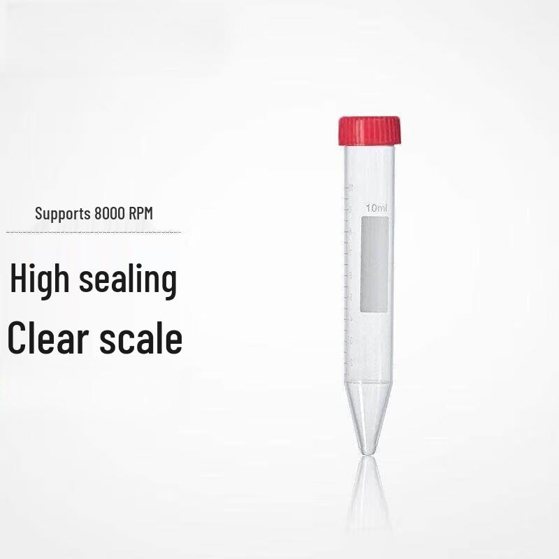 Aokewen 10mL Plastic Conical Centrifuge Tube