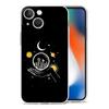 Phone Case For iPhone 15 14 13 12 Mini 11 Pro Max XS X XR 7 8 Plus Clear Shockproof TPU Cover Simplicity Line Art Sun Moon