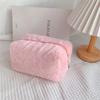 Storage Bag Zipper Toiletry Organizer Pencil Case Women's Pouch Plush Makeup Bags Cosmetic Bag