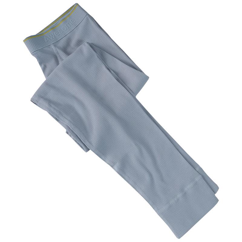 Men's Slim Waffle Leggings: Autumn/Winter Nine-Point Pajama Pants