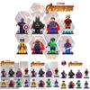 High-quality Abs Plastic Building Blocks Jr833b Avengers Superhero Series