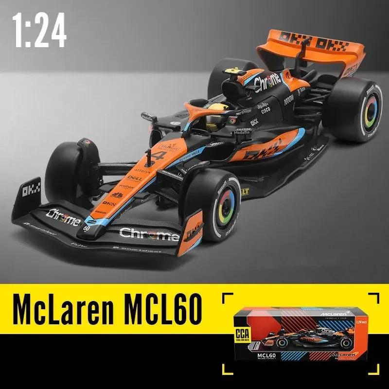 

1/24 McLaren MCL60 2023 4# Lando Norris P2 British GP McLaren F1 #81 Oscar Piastri Car Diecast Racing Car Model Competition Vehicles Toy