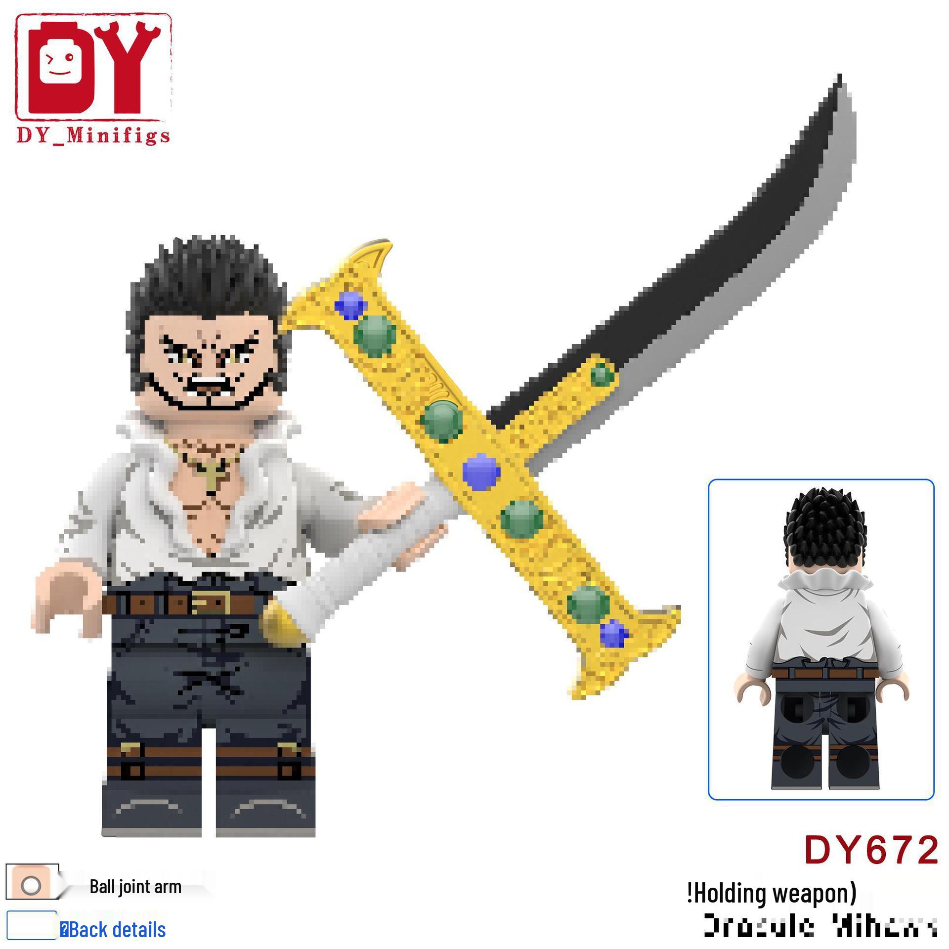 DY672 Anime Series Hawkeye Building Blocks Figure Toy