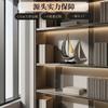 Metal Nautical Sailboat Decorative Figurine Living Room Office Desk Home Decor Modern Minimalist Style