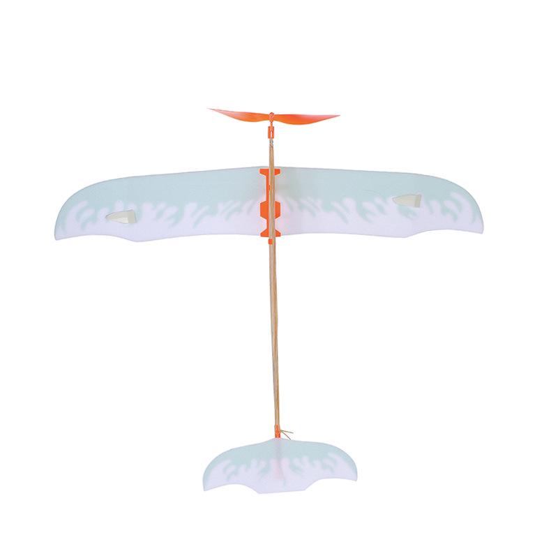 Thunderbird DIY Rubber Band Powered Glider and Helicopter Kit for Students