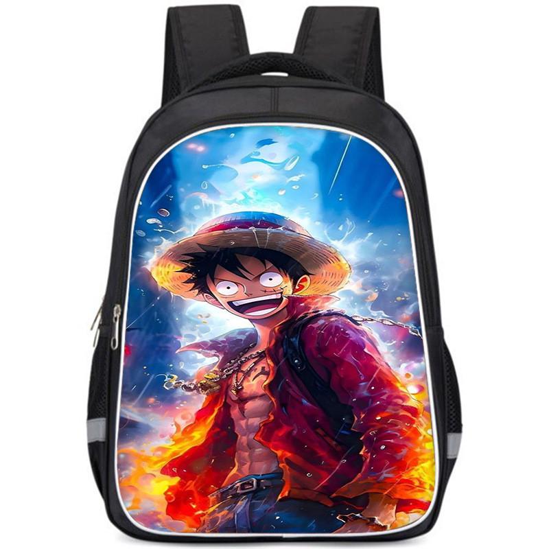 Large Capacity Lightweight Oxford Cloth Backpack For Kids Unisex School Bag