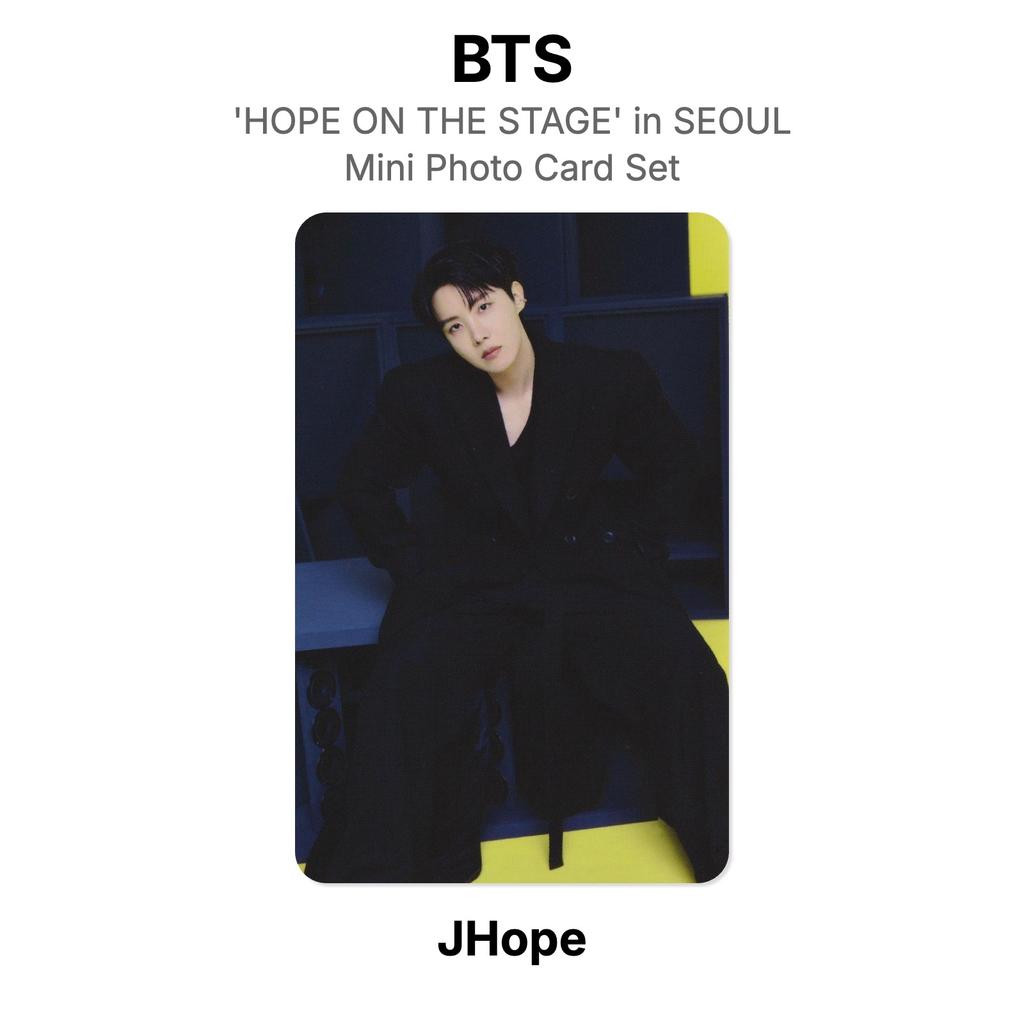 BTS j-hope Tour 'HOPE ON THE STAGE' in SEOUL Mini Photo Card Set Official Photocard