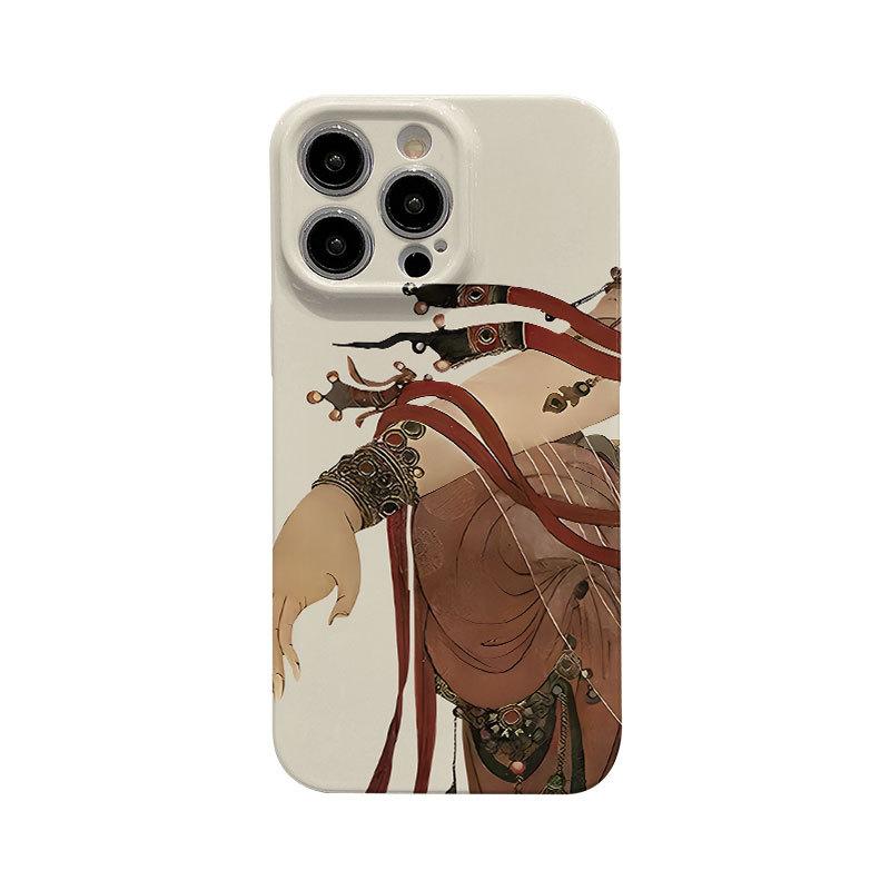 Dunhuanské jeskyně Nástěnný kryt na mobilní telefon Prémiový pro IPhone15 pro Apple 14promax Pouzdro s fólií 13 Niche