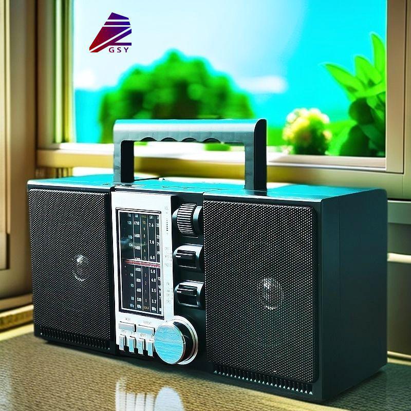 Retro Radio Dual-Speaker Bluetooth Speaker: High-Power, All-Waveband, Full-Frequency, Multi-functional