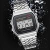 Luxury Band Watch Waterproof Retro Digital Stainless Steel Sports Military Watches Men Women Electronic Wrist Watch Clock