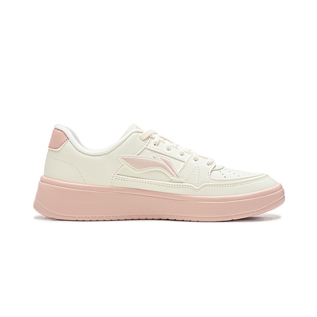 Li Ning January 1.0 Lightweight And Breathable Low top Skateboard Shoes Women's Pink White AGCV492-8
