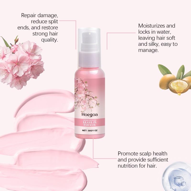 Sakura Leave-in Hair Mask Repairs Dry and Frizzy Hair, Smoothes, Shines, Refreshes and Softens Hair Mask