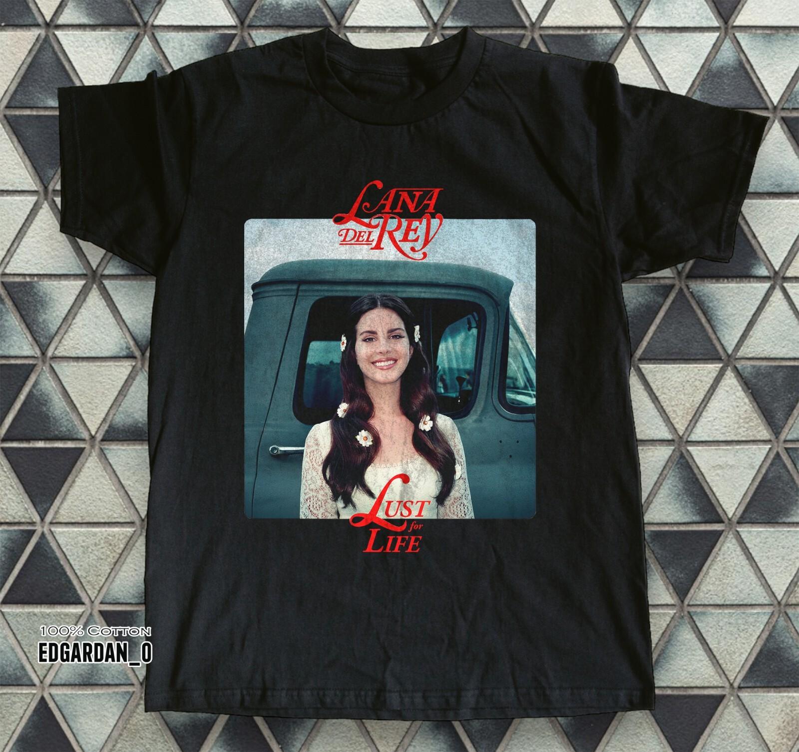 Lana Del Rey - Lust For Life Album Black Unisex T-shirt Size S-5XL XXXL