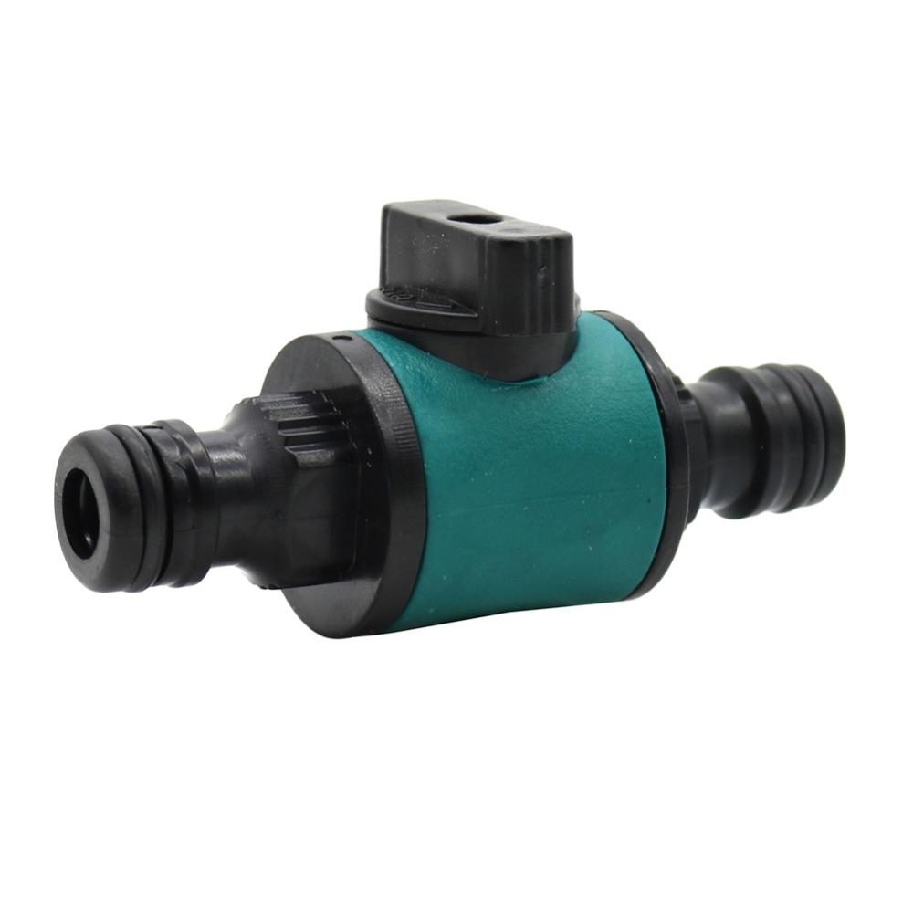 

16mm Joint 1/2 Inch To 16mm Quick connector With Valve Garden Irrigation System Fast couplings Accessories Garden Supplies 1 Pcs