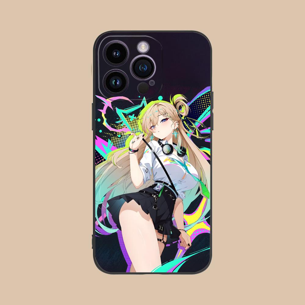 Wuthering Waves Lynae Telefoonhoesje voor iPhone 17 16 15 14 13 12 11 X XR XS 8 7 Air Pro Max Plus Mini Kleurrijke Cover Luxe Mooi
