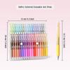 BAYTORY 36Pcs Colored Erasable Gel Pens, Fine Point 0.7mm, Retractable Assorted Colors Pen with Eraser, Smooth Writing Erasable Pens for Crossword