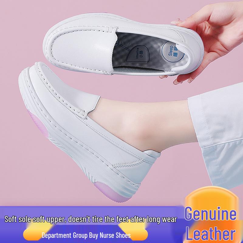 Women's Summer Breathable Non-Slip Soft Sole Nurse Shoes, Comfortable for Medical Staff & Beauty Therapists