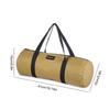 Tent Stake Bag Camping Tent Peg Ground Nail Storage Bag Double Layer Canvas Storage Bag Nail Pouch for Hiking (only Bag)