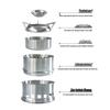 Yizi Miss Portable Stainless Steel Wood Burning Camping Stove