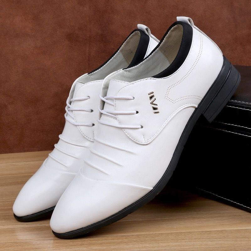 Leather Shoes Men's Business Casual Formal Wear British Men's Youth Leather Shoes