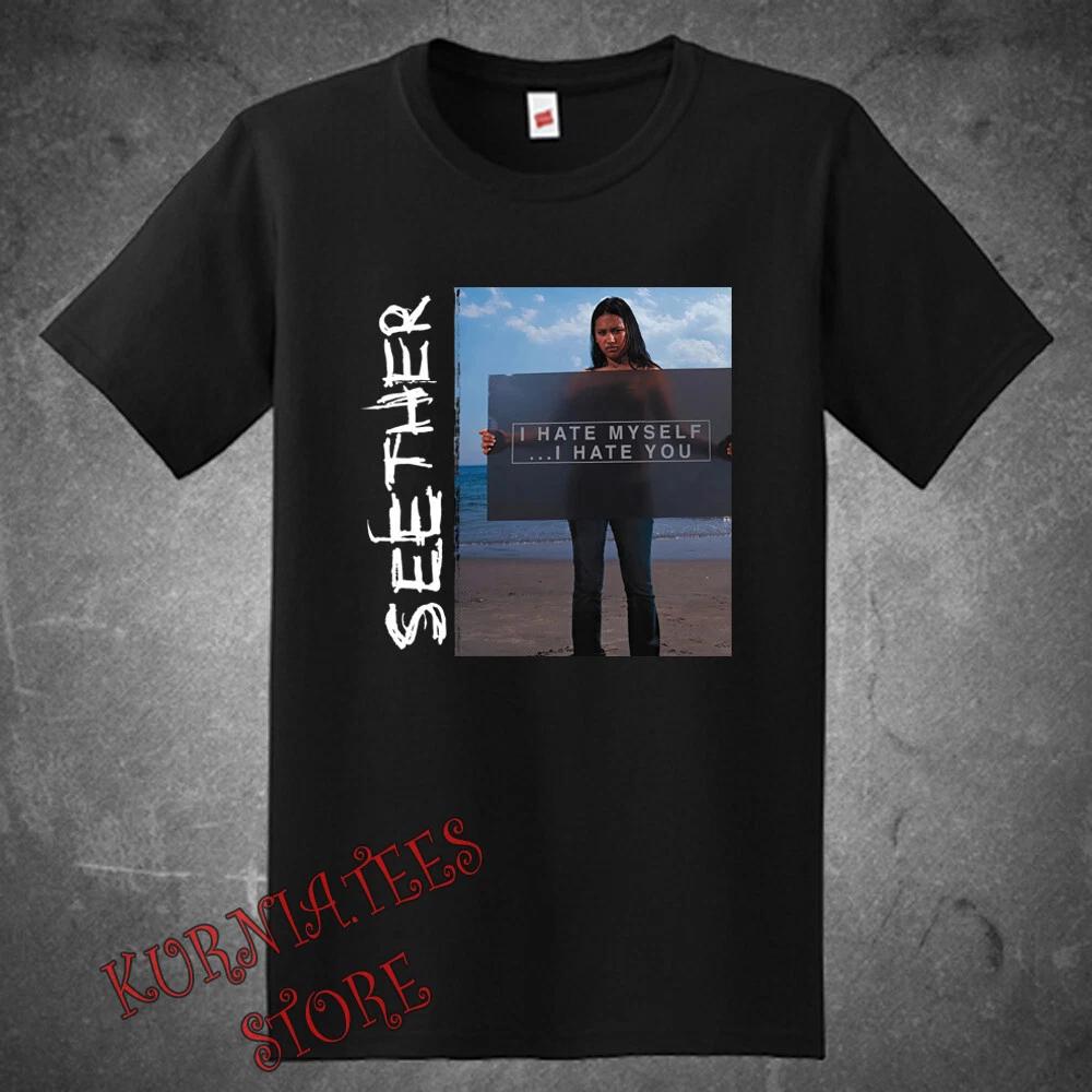 Seether I Hate Myself I Hate You Men s Black Size S to 5XL M