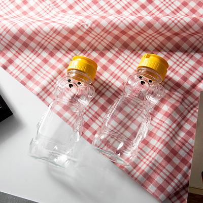 1 Stück 230 ml Plastik Squeeze Gewürzflaschen Bärenform Honigsoße Senf Marmelade Spender