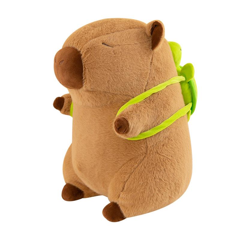 Internet celebrity capybara Jun doll kapi bar dolls capybara throw pillow cute kapibara pop circle plush toy 25cm