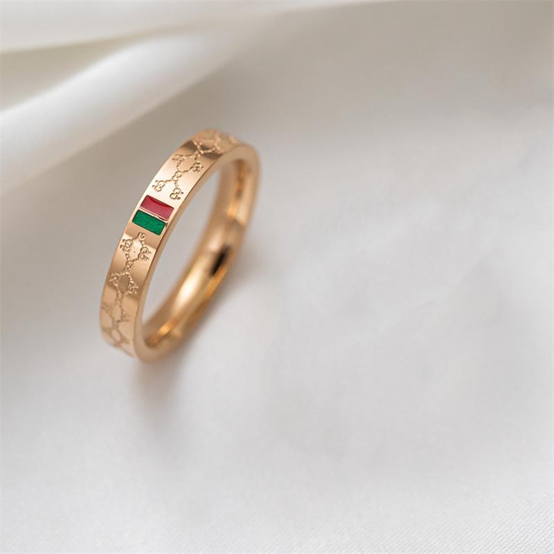 Modering für Paare aus Edelstahl in Roségold, Titanstahl Paar Zirkonring, Luxusschmuck für Damen und Herren, Hochzeitsgeschenke