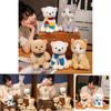 Adorable Plush Arctic Bear With Colorful Scarf Perfect For Kids Soft Toy Companion