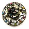 Les Trésors De Lily [J2043] - Multicolored Gold 'Sissi' Designer Ring