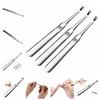 Stainless Steel Cuticle Pusher Trimmer Remover Pedicure Manicure Nail Art Tools